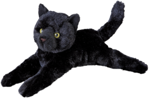 Huskatt, svart, 30cm - Douglas Mjukisdjur